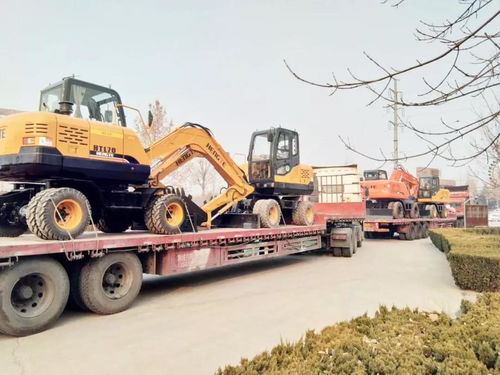 恒特挖掘機再發15臺微型挖掘機交付客戶