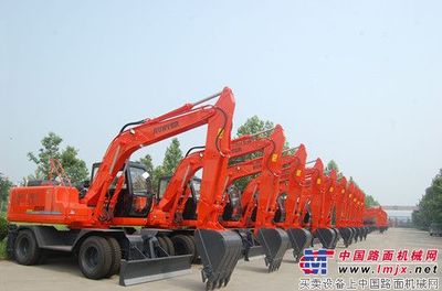 恒特重工42臺(tái)輪式挖掘機(jī)出口吉爾吉斯斯坦，彰顯中國制造實(shí)力